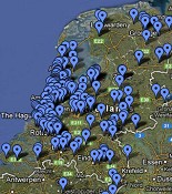Op de kaart
