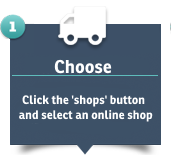 Klik op de knop webwinkels en kies een webwinkel.