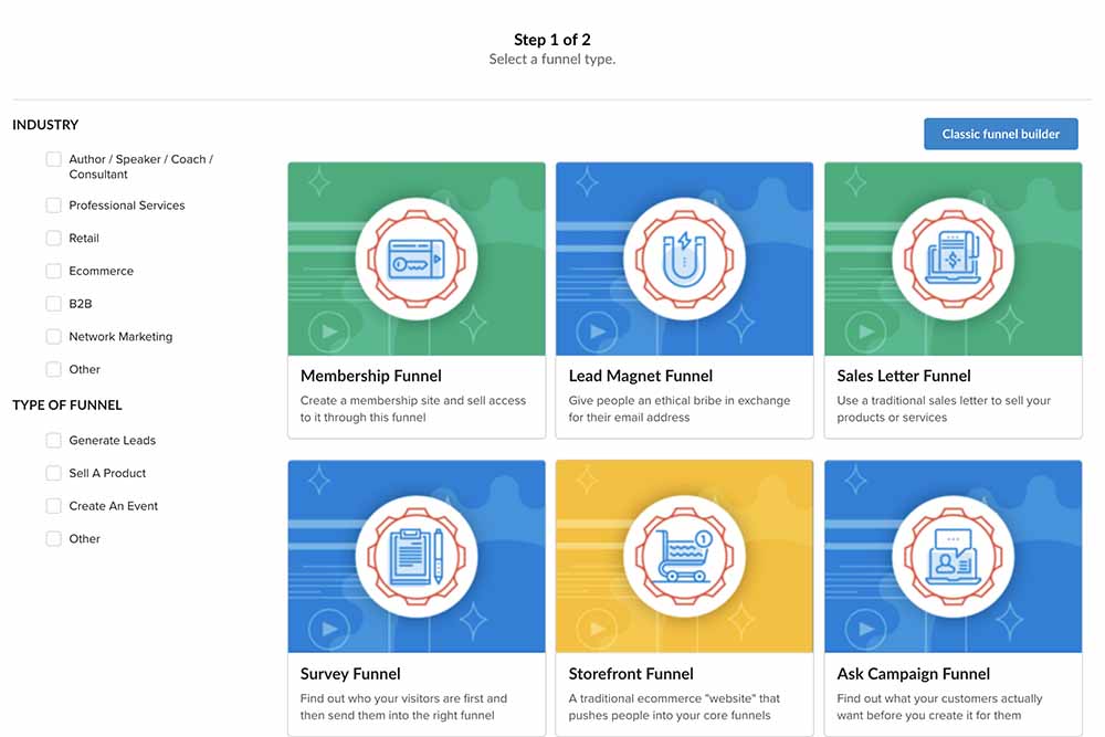 cookbook-funnel-builder